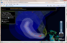 Hurricane Katrina in Silverlight