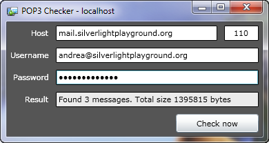 Pop3 Checker Sample