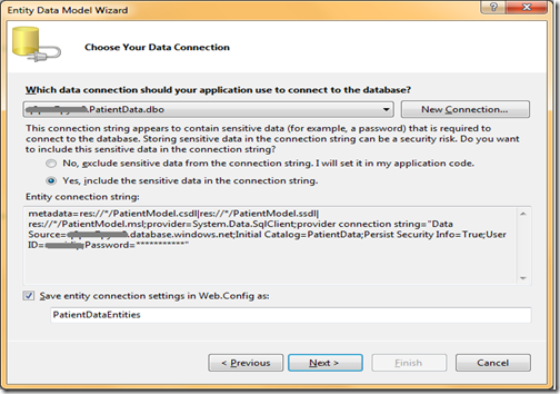 ORM Data Connection